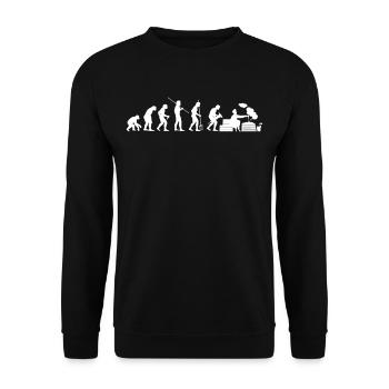 Sauna - Unisex Pullover - Schwarz - Vorne - Alina (178cm) & Michal (187cm)