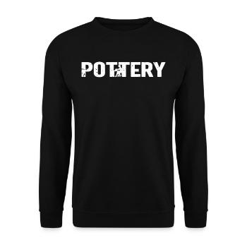 Poterie Töpfern - Sweat-shirt Unisexe - noir - Devant - Alina (178cm) & Michal (187cm)