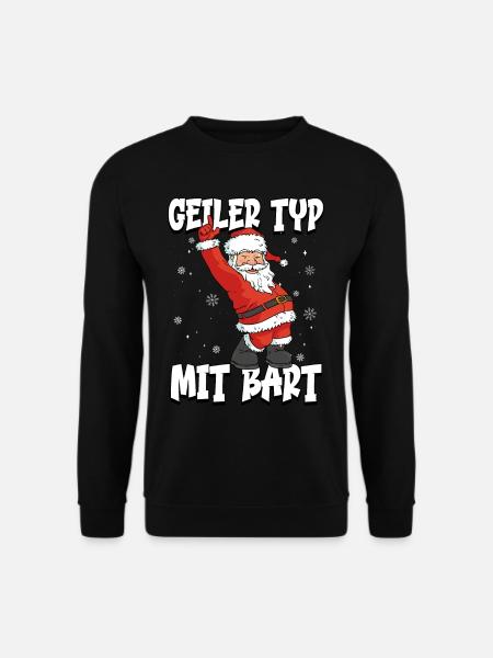 Bart Weihnachten - Unisex Pullover - Schwarz