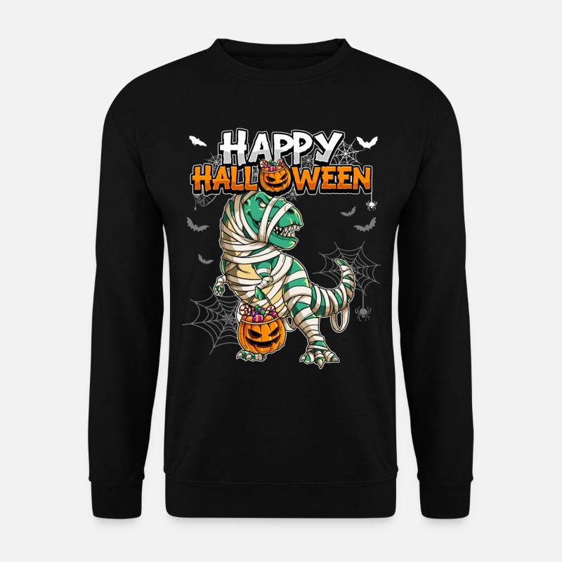 Halloween T-Rex Mumie - Unisex Pullover - Schwarz