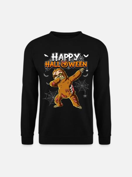 Halloween Sloth Zombie - Unisex Sweatshirt - black