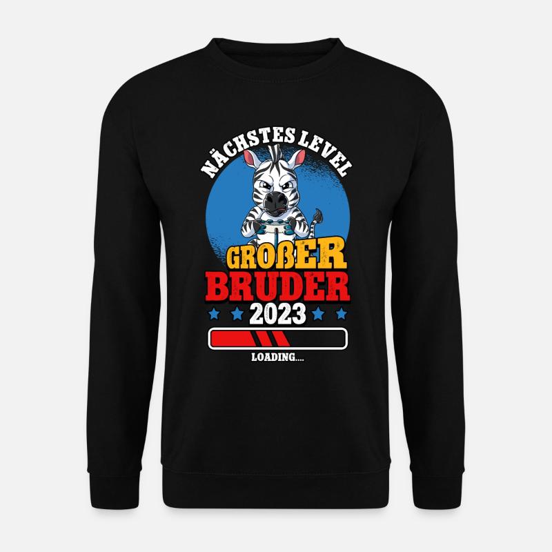 Nächstes Level Großer Bruder 2023 - Unisex Pullover - Schwarz