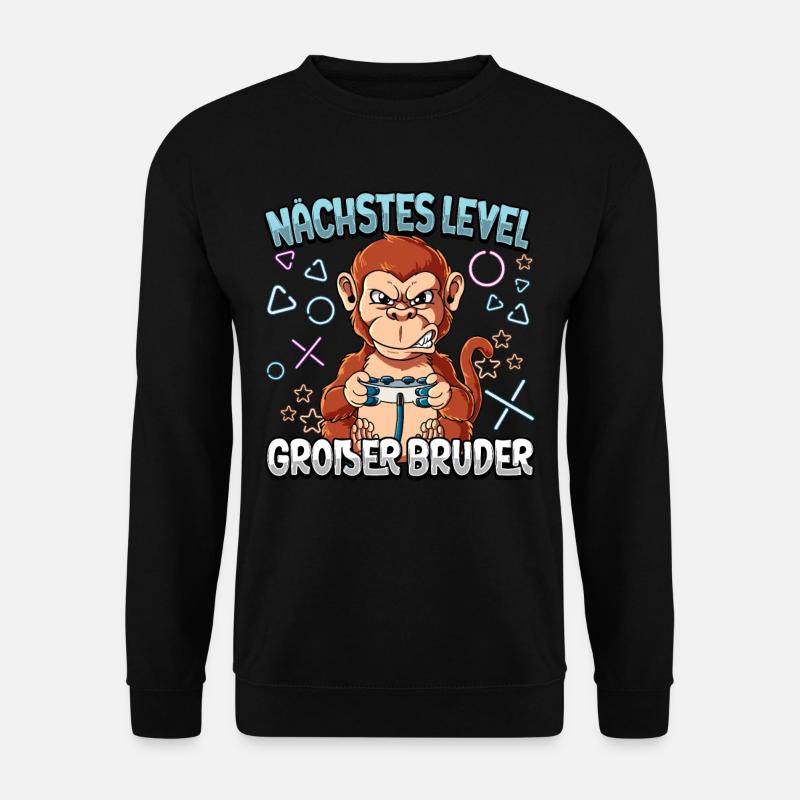 Nächstes Level Großer Bruder - Unisex Pullover - Schwarz