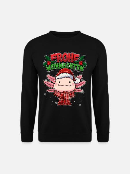 Frohe Weihnachten - Unisex Pullover - Schwarz