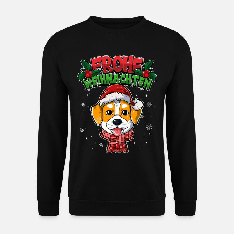 Frohe Weihnachten - Unisex Pullover - Schwarz