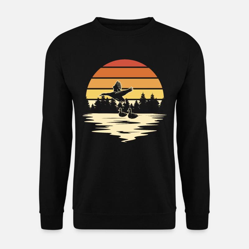Enten - Unisex Pullover - Schwarz