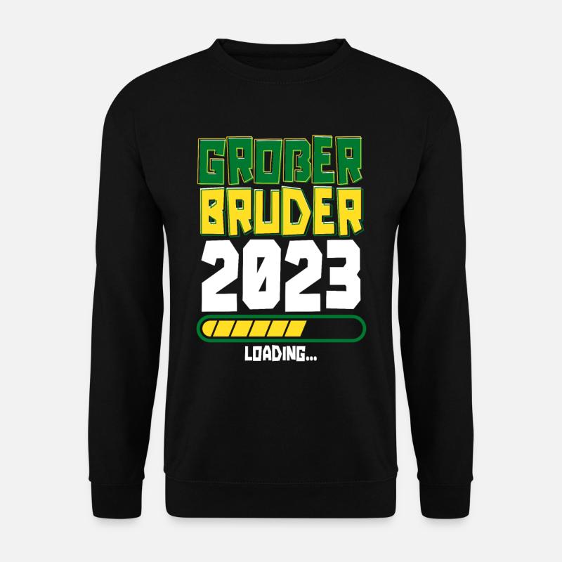 Großer Bruder Loading 2023 - Unisex Pullover - Schwarz