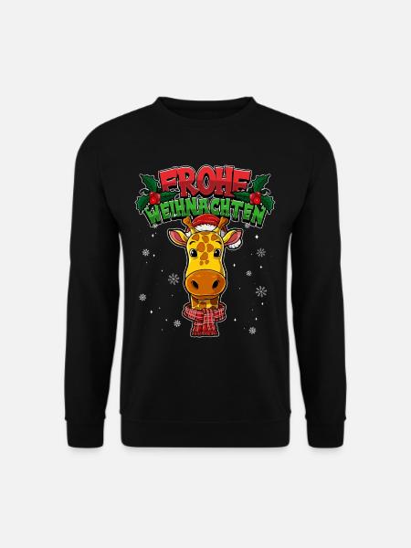 Frohe Weihnachten - Unisex Pullover - Schwarz