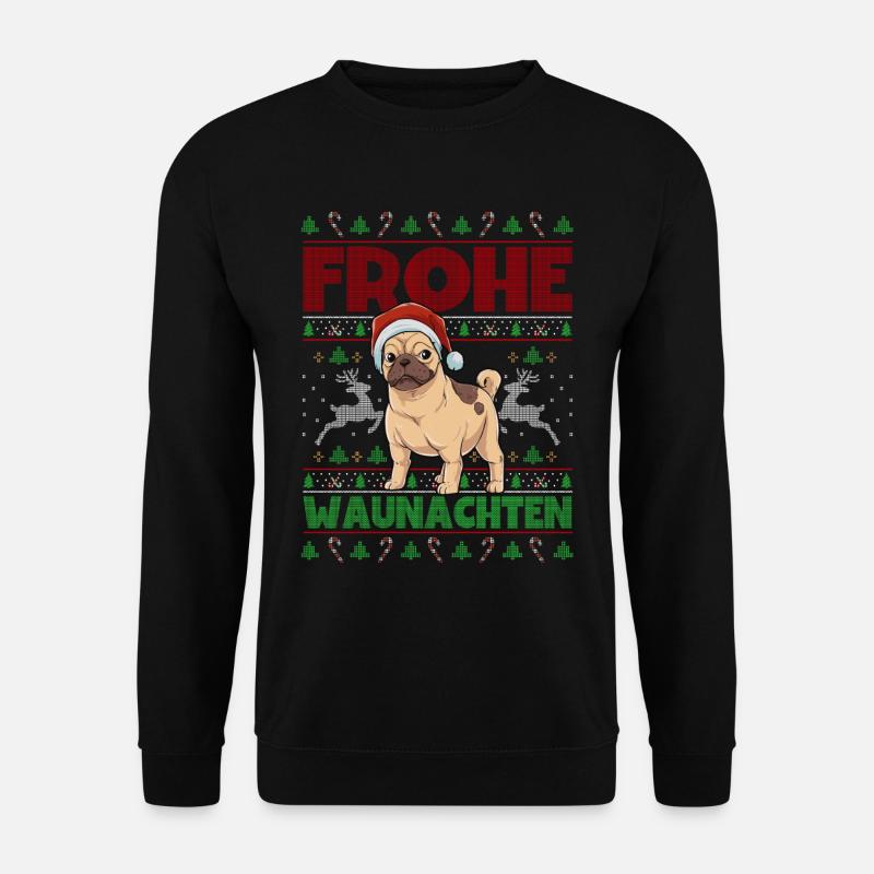 Frohe Weihnachten Mobs - Unisex Pullover - Schwarz