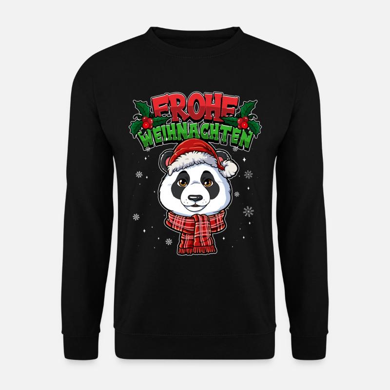Frohe Weihnachten - Unisex Pullover - Schwarz