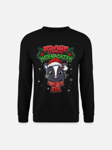 Frohe Weihnachten - Unisex Pullover - Schwarz