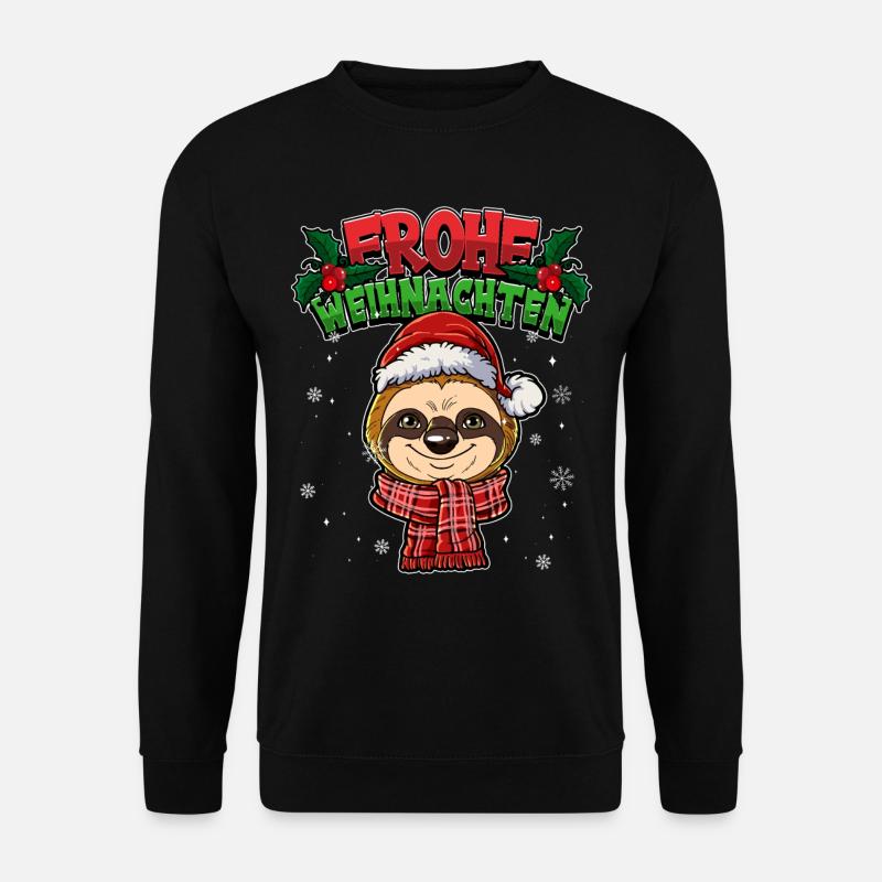 Frohe Weihnachten - Unisex Pullover - Schwarz