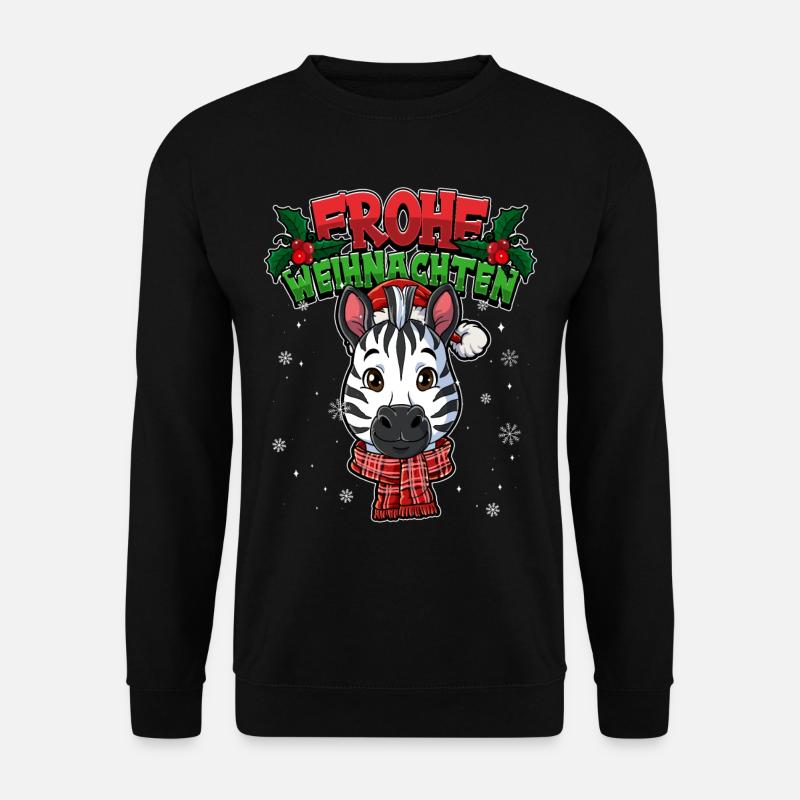Frohe Weihnachten - Unisex Pullover - Schwarz