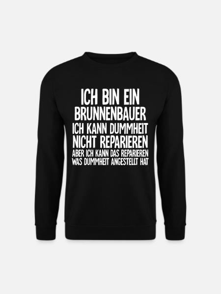 Brunnenbauer - Unisex Pullover - Schwarz