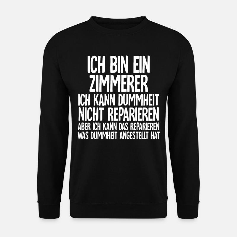 Zimmerer - Unisex Pullover - Schwarz