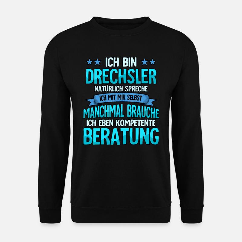 Drechsler - Unisex Pullover - Schwarz