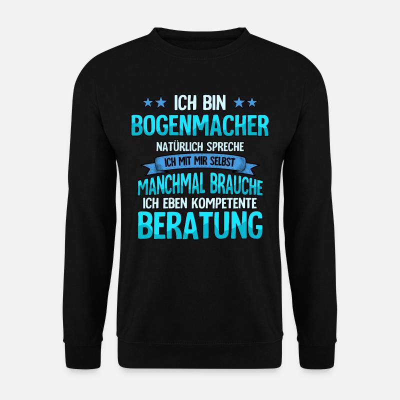 Bogenmacher - Unisex Pullover - Schwarz