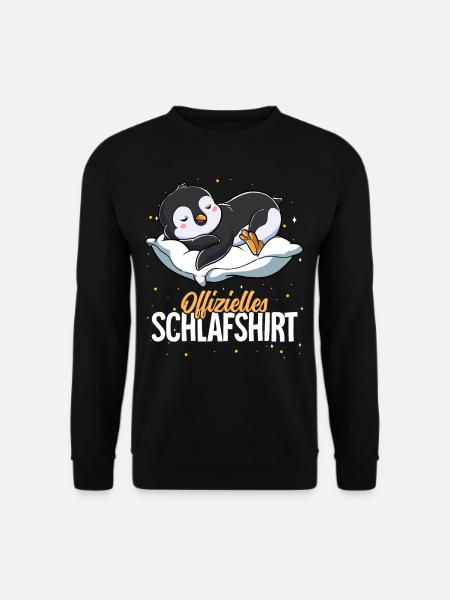 Offizielles Schlafshirt Pinguin - Unisex Pullover - Schwarz