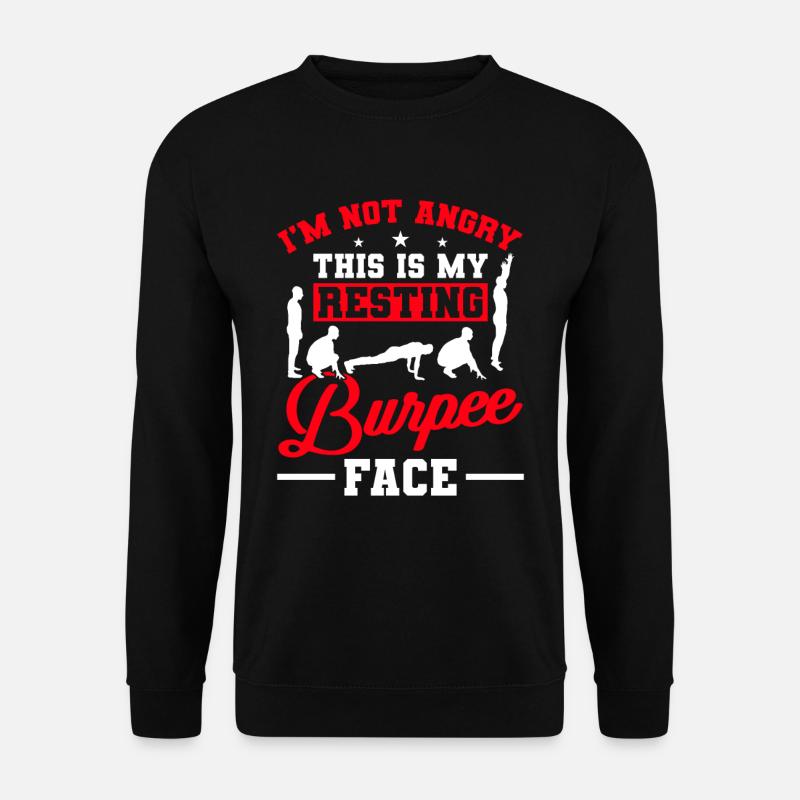 Burpees - Unisex Pullover - Schwarz