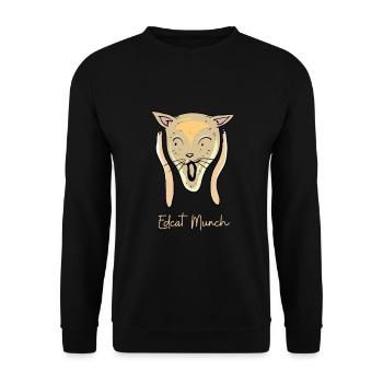 Histoire de l’art Arts visuels Expressionnisme - Sweat-shirt Unisexe - noir - Devant - Alina (178cm) & Michal (187cm)