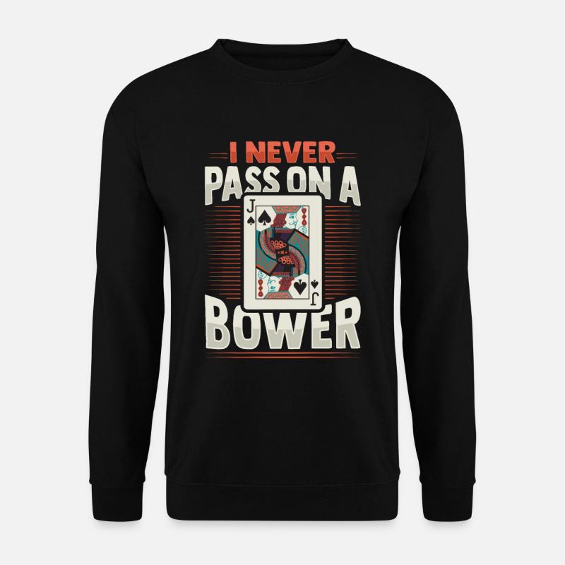 Jeu de cartes Euchre - Sweat-shirt Unisexe - noir