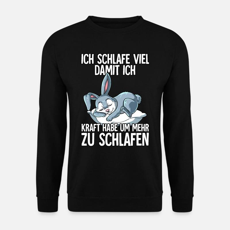 Ich Schlafe Hase - Unisex Pullover - Schwarz