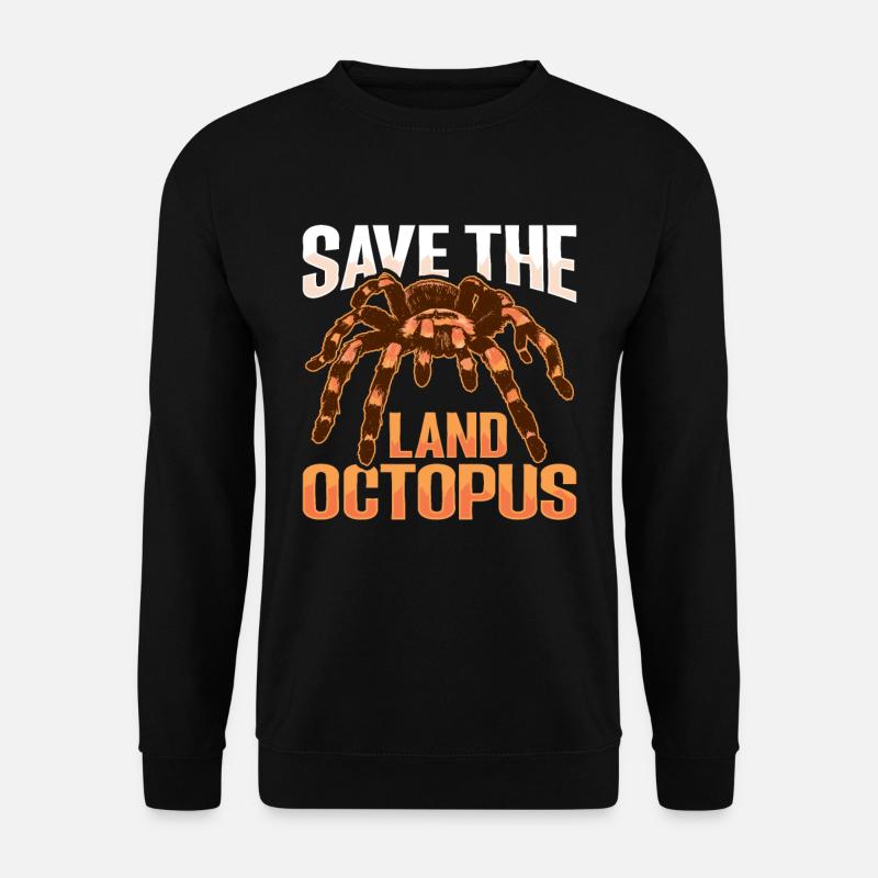 Vogelspinnen Terrarium Tarantel - Unisex Pullover - Schwarz