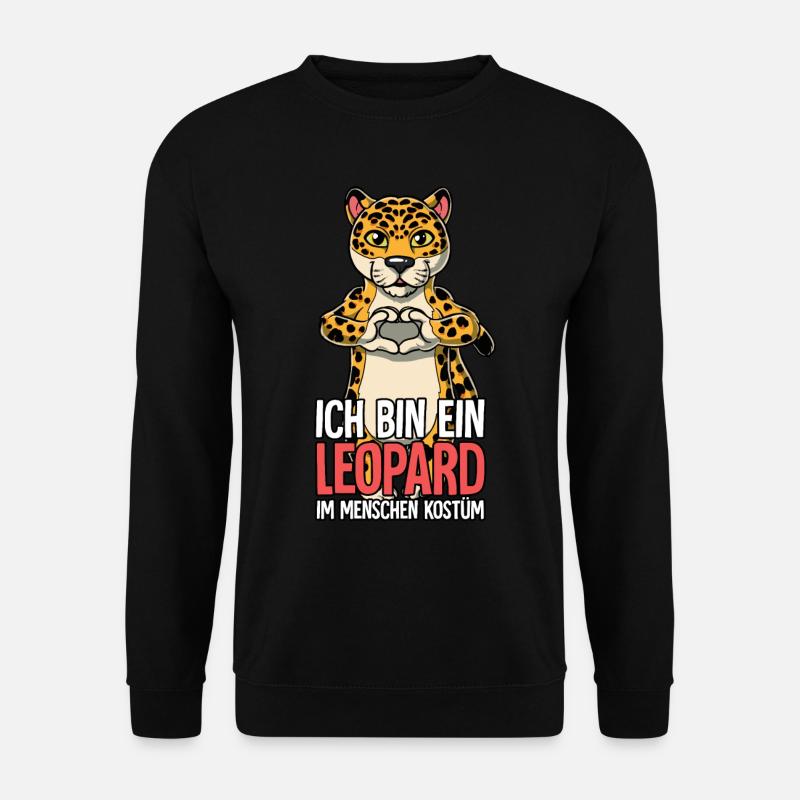 Ich Bin Ein Leopard - Unisex Pullover - Schwarz