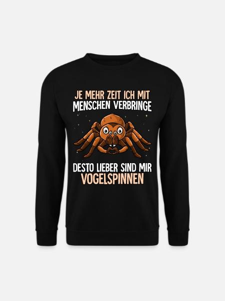 Vogelspinne - Unisex Pullover - Schwarz