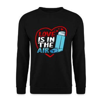 Albuterol Asthma Astmatiker - Unisex Pullover - Schwarz - Vorne - Alina (178cm) & Michal (187cm)