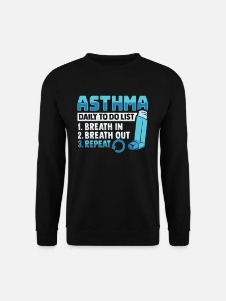 Albuterol Asthma Astmatiker - Unisex Pullover - Schwarz