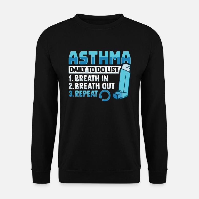 Albuterol Asthma Astmatiker - Unisex Sweatshirt - black