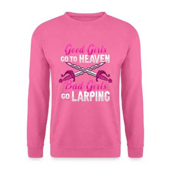LARP RPG Roleplayers - Unisex Sweatshirt - pink - Front