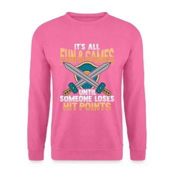 LARP RPG Roleplayers - Unisex Sweatshirt - pink - Front
