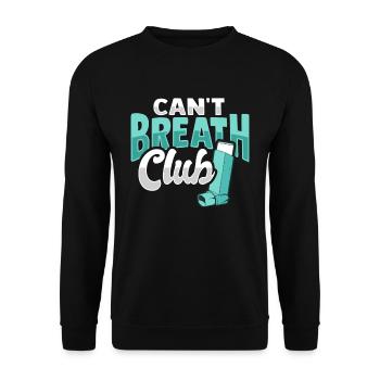 Albuterol Asthma Inhaler Conception - Sweat-shirt Unisexe - noir - Devant - Alina (178cm) & Michal (187cm)