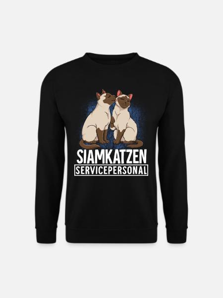 Siamkatze - Unisex Pullover - Schwarz