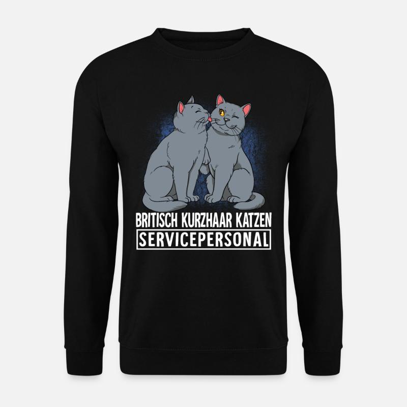 Britisch Kurzhaar Katze - Unisex Pullover - Schwarz