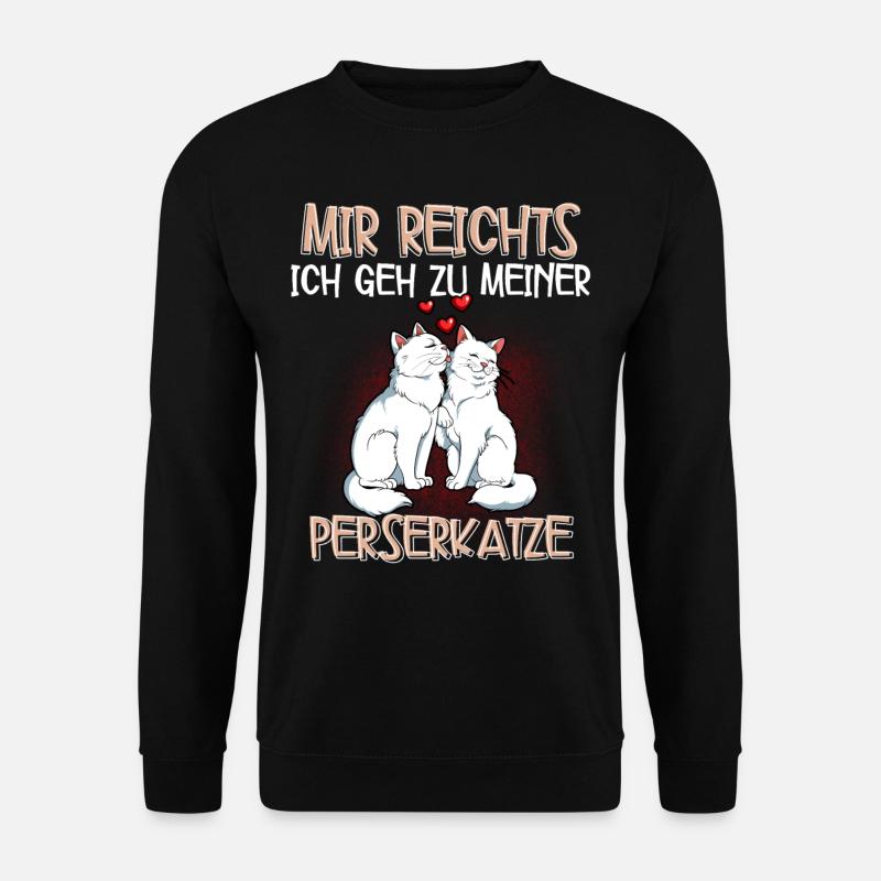Perserkatze - Unisex Pullover - Schwarz
