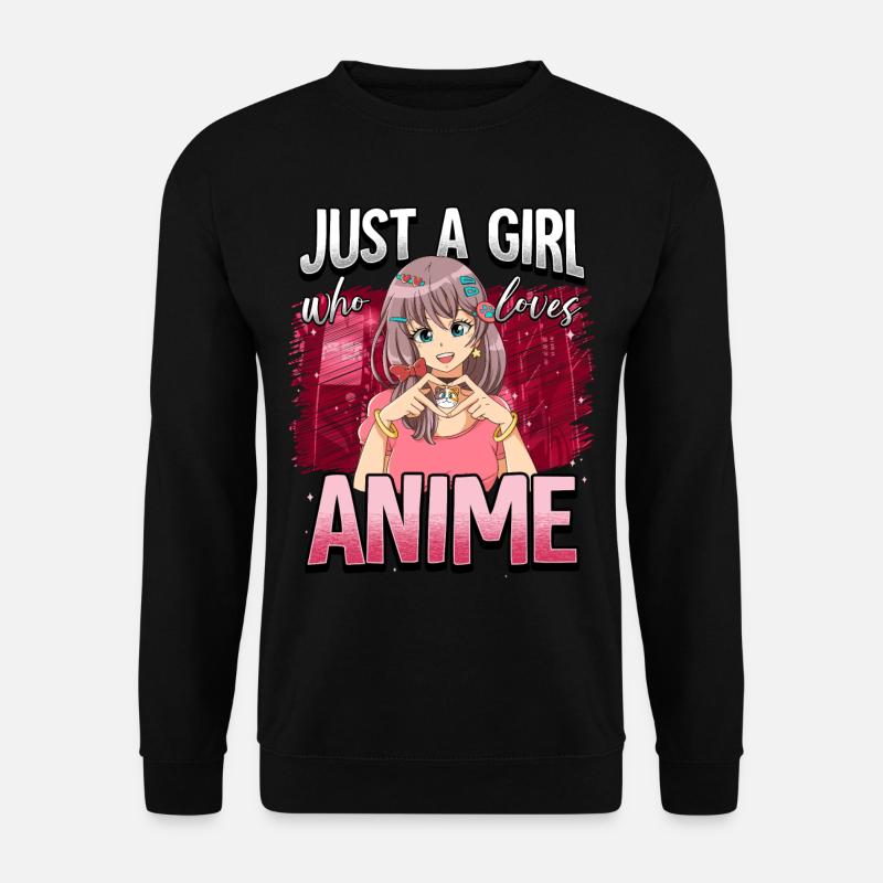 Anime Otaku Weeb - Unisex Sweatshirt - black