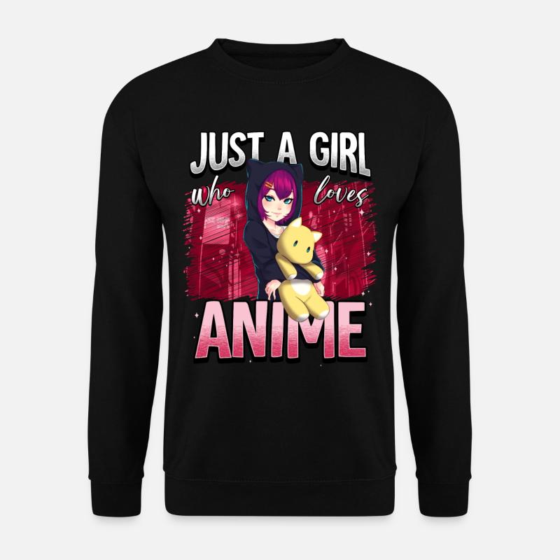 Anime Otaku Weeb - Unisex Pullover - Schwarz