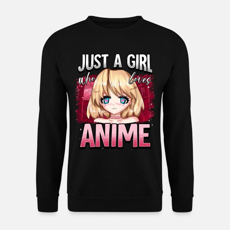 Anime Otaku Weeb - Unisex Pullover - Schwarz