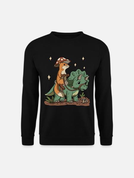 Cottagecore Fuchs - Unisex Pullover - Schwarz