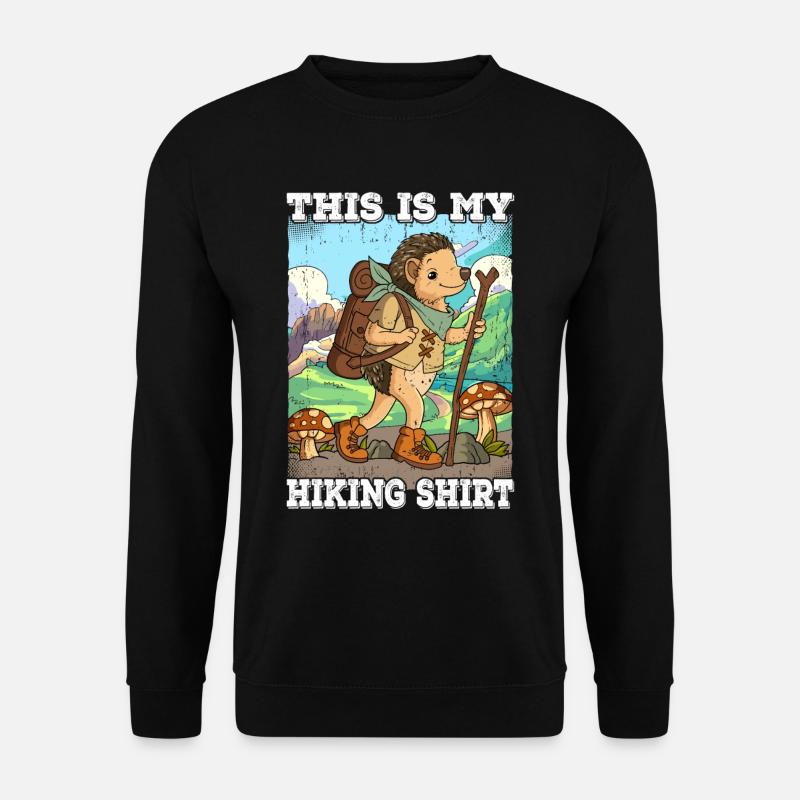 This Is My Hiking Wandern - Unisex Pullover - Schwarz