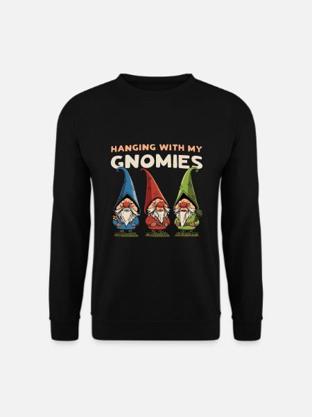 Gartenzwerg - Unisex Pullover - Schwarz