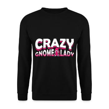 Jardin Gnome Jardin - Sweat-shirt Unisexe - noir - Devant - Alina (178cm) & Michal (187cm)