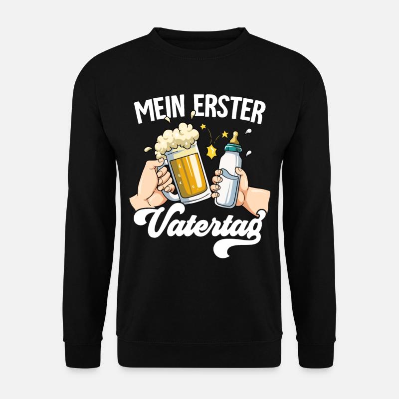 Erster Vatertag - Unisex Pullover - Schwarz