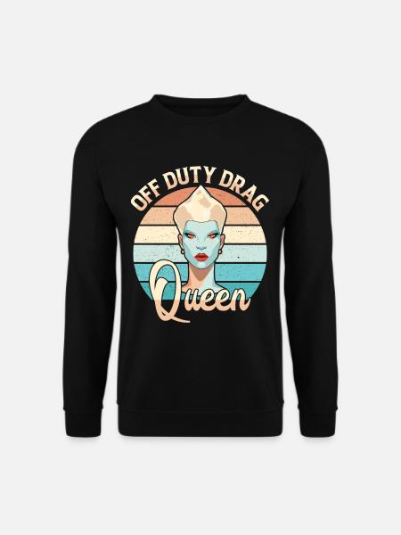 LGBTQ Außerdienstliche Drag Queen Pride - Unisex Pullover - Schwarz