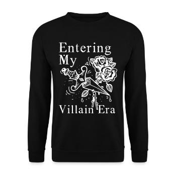 Die Ära der Schurken beginnt - Unisex Pullover - Schwarz - Vorne - Alina (178cm) & Michal (187cm)