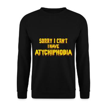 Atychiphobie-Grafik Atychiphobie-Bewusstsein - Unisex Pullover - Schwarz - Vorne - Alina (178cm) & Michal (187cm)