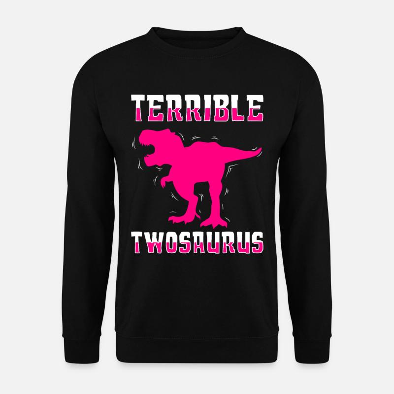 Terrifying Twosaurus - Unisex Sweatshirt - black